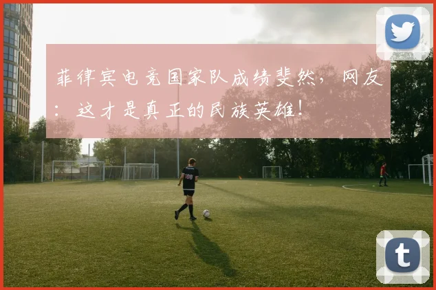 菲律宾电竞国家队成绩斐然，网友：这才是真正的民族英雄！